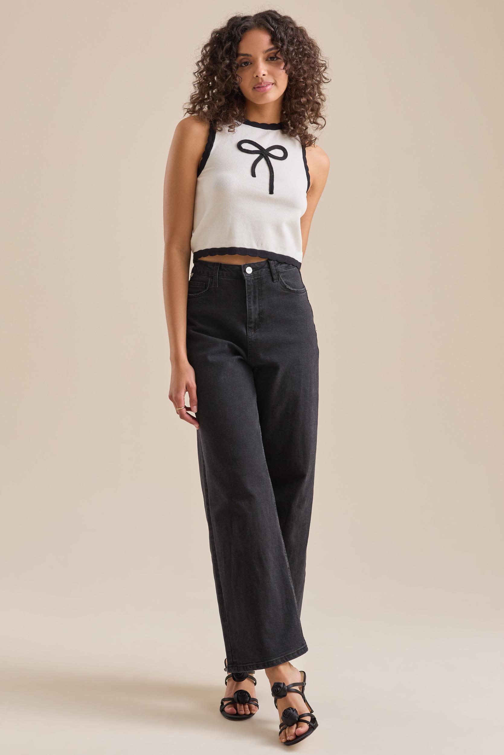 Bow Scalloped Tank Product Image