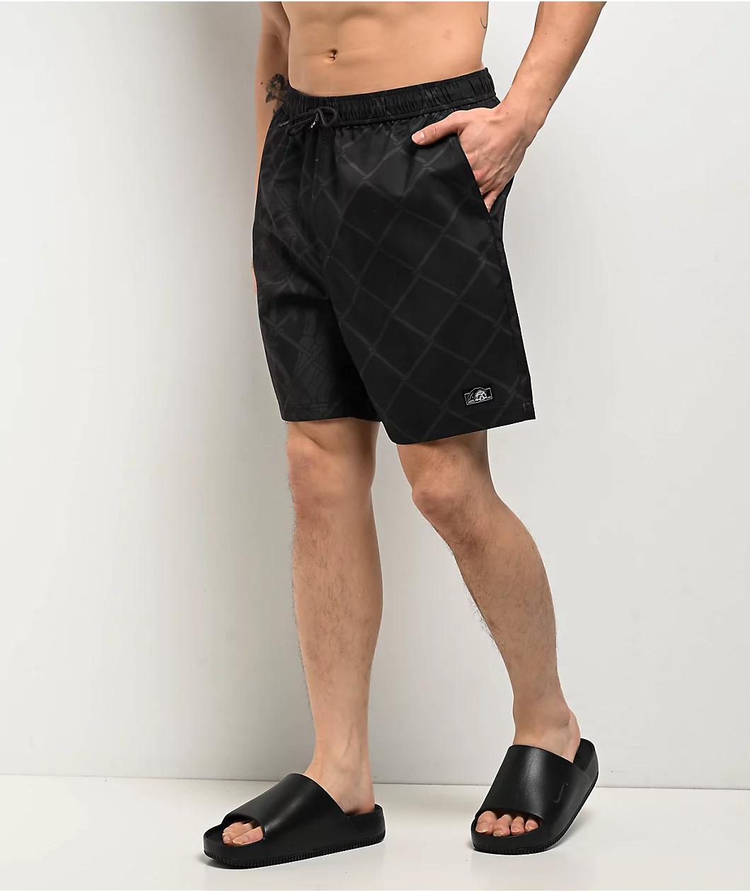Lurking Class by Sketchy Tank Chained Black Board Shorts Product Image