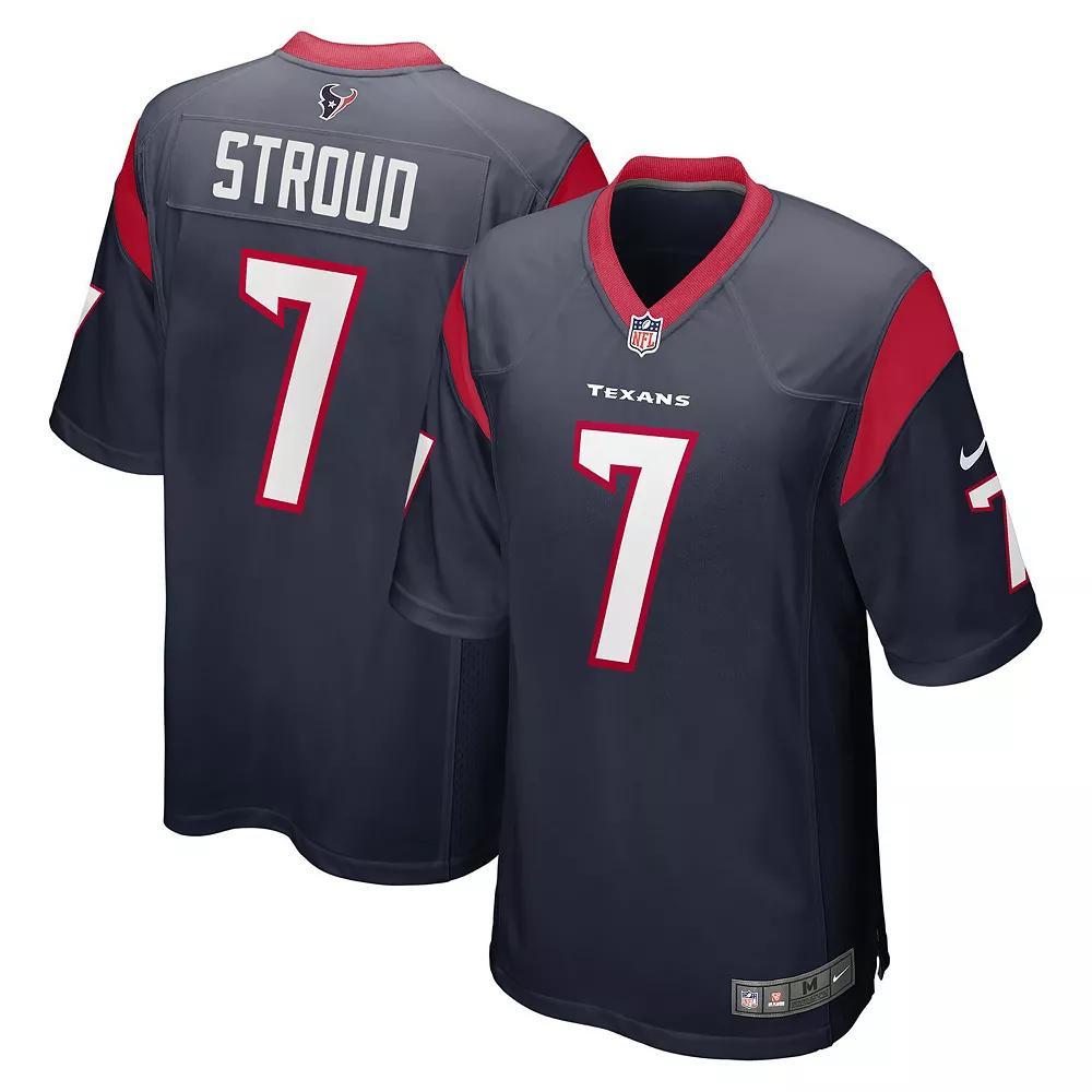 Mens Nike C.J. Stroud Houston Texans 2023 NFL Draft First Round Pick Game Jersey Blue Product Image