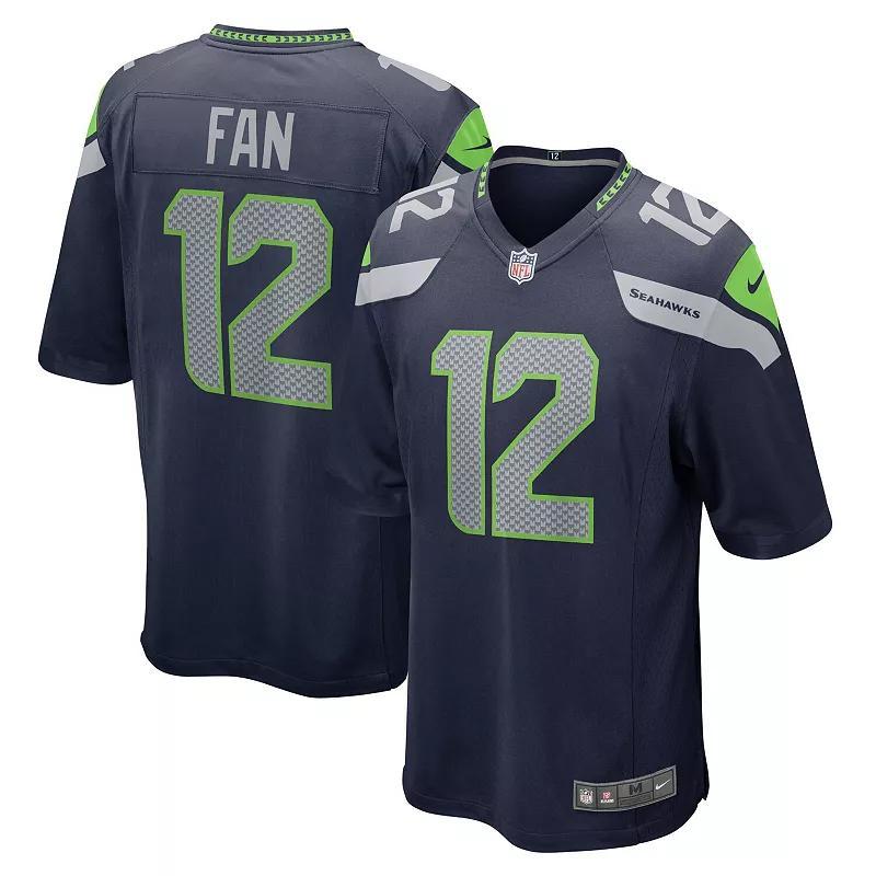Mens Nike 12th Fan College Seattle Seahawks Game Team Jersey Blue Product Image