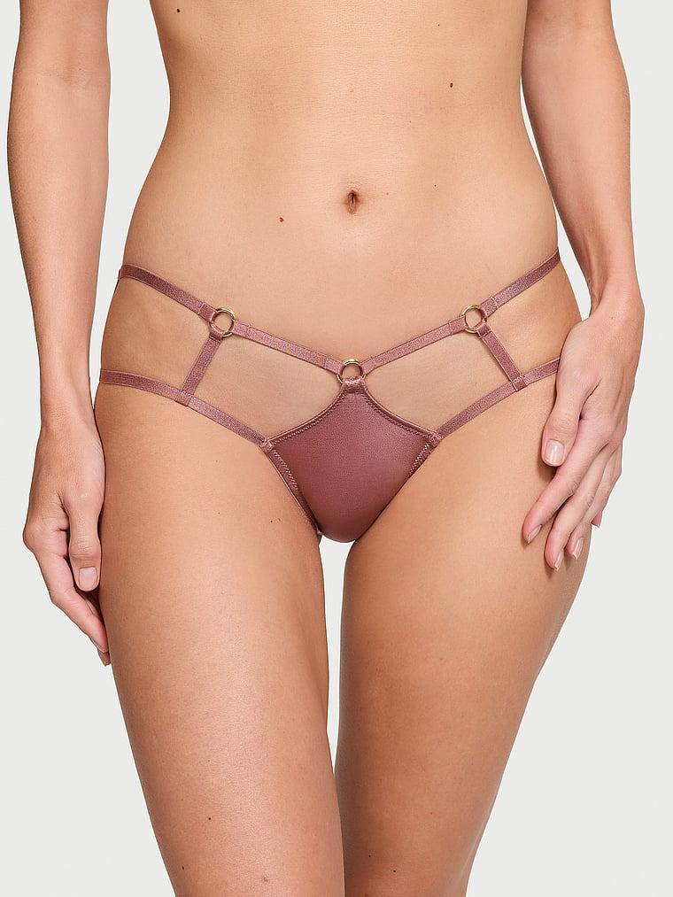 Strappy Hardware High-Leg Cheeky Panty Product Image