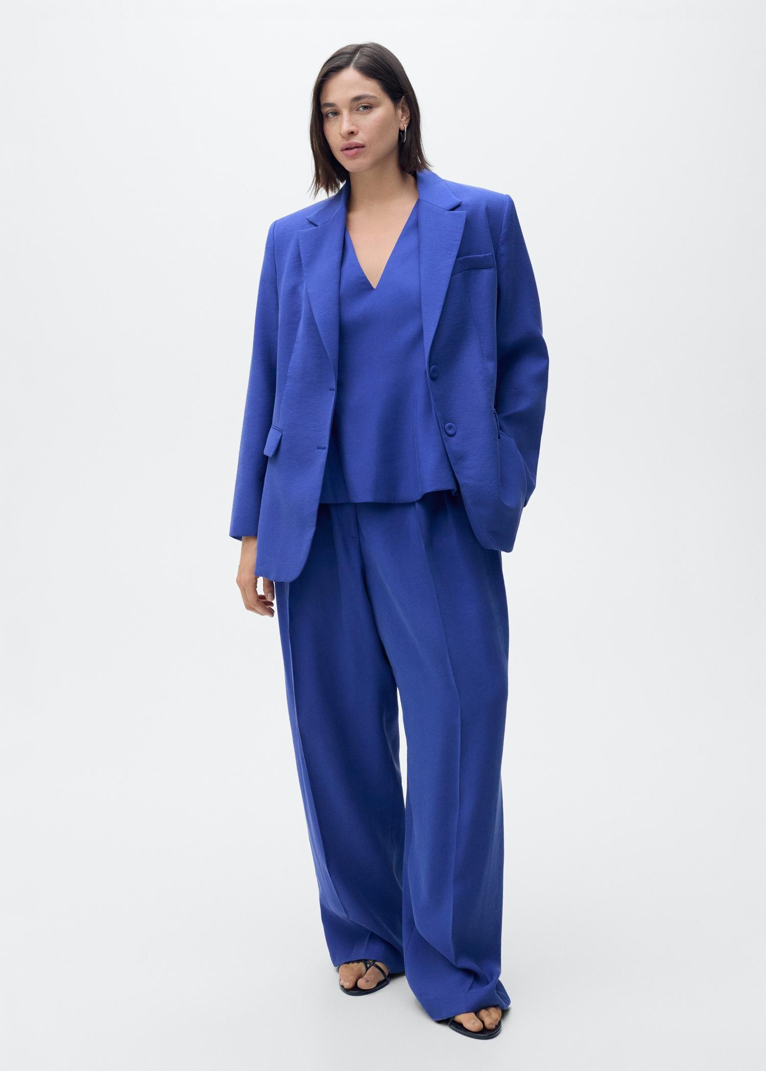 Structured suit jacket - Women | MANGO USA Product Image
