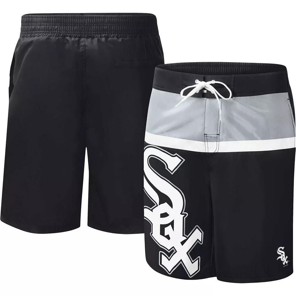 Men's G-III Sports by Carl Banks Black Chicago White Sox Sea Wind Swim Shorts, Size: XL Product Image