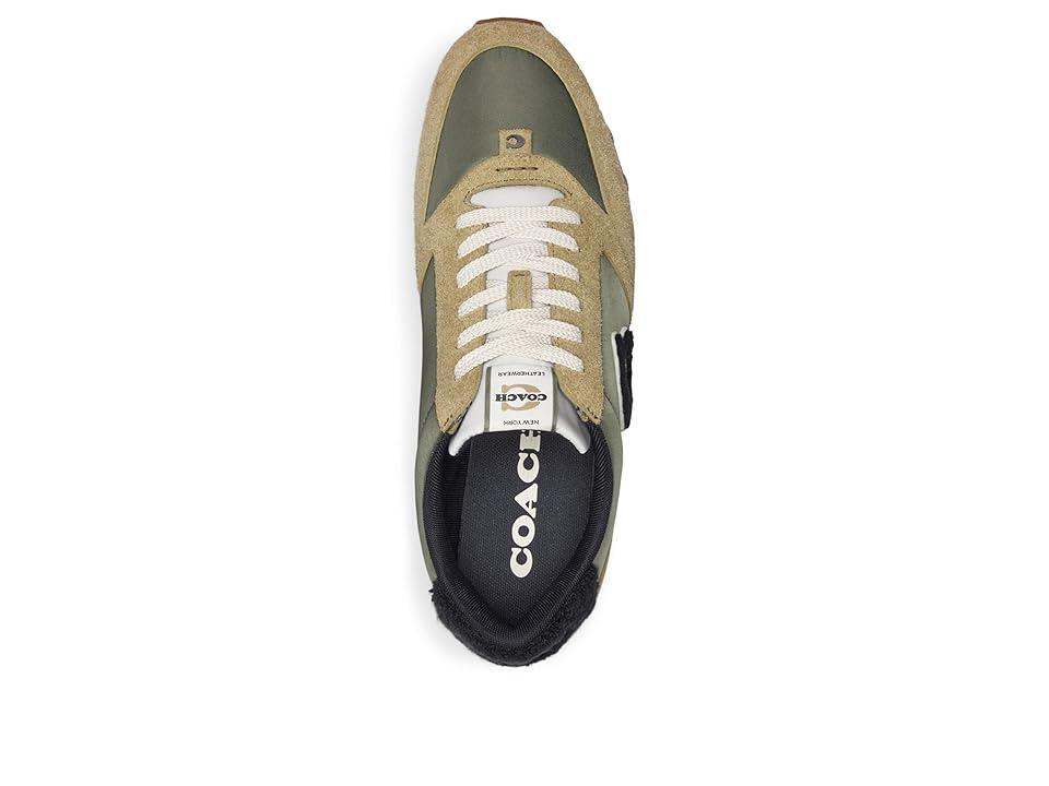 COACH Mens Runner Hairy Suede Sneakers Product Image