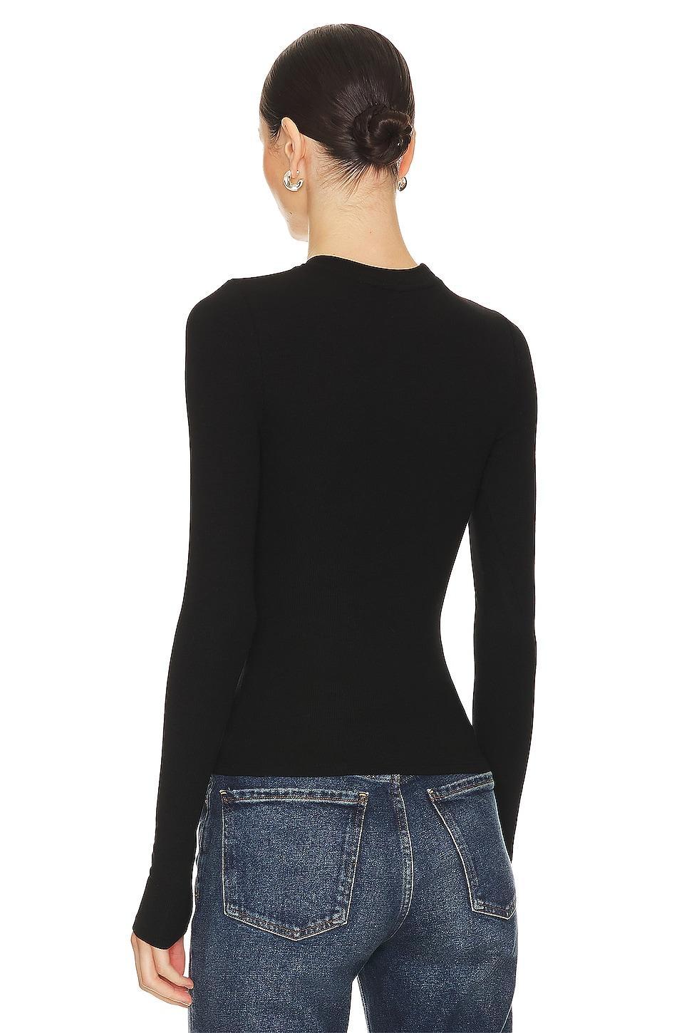 Lovers and Friends Hailey Long Sleeve Tee in White Product Image