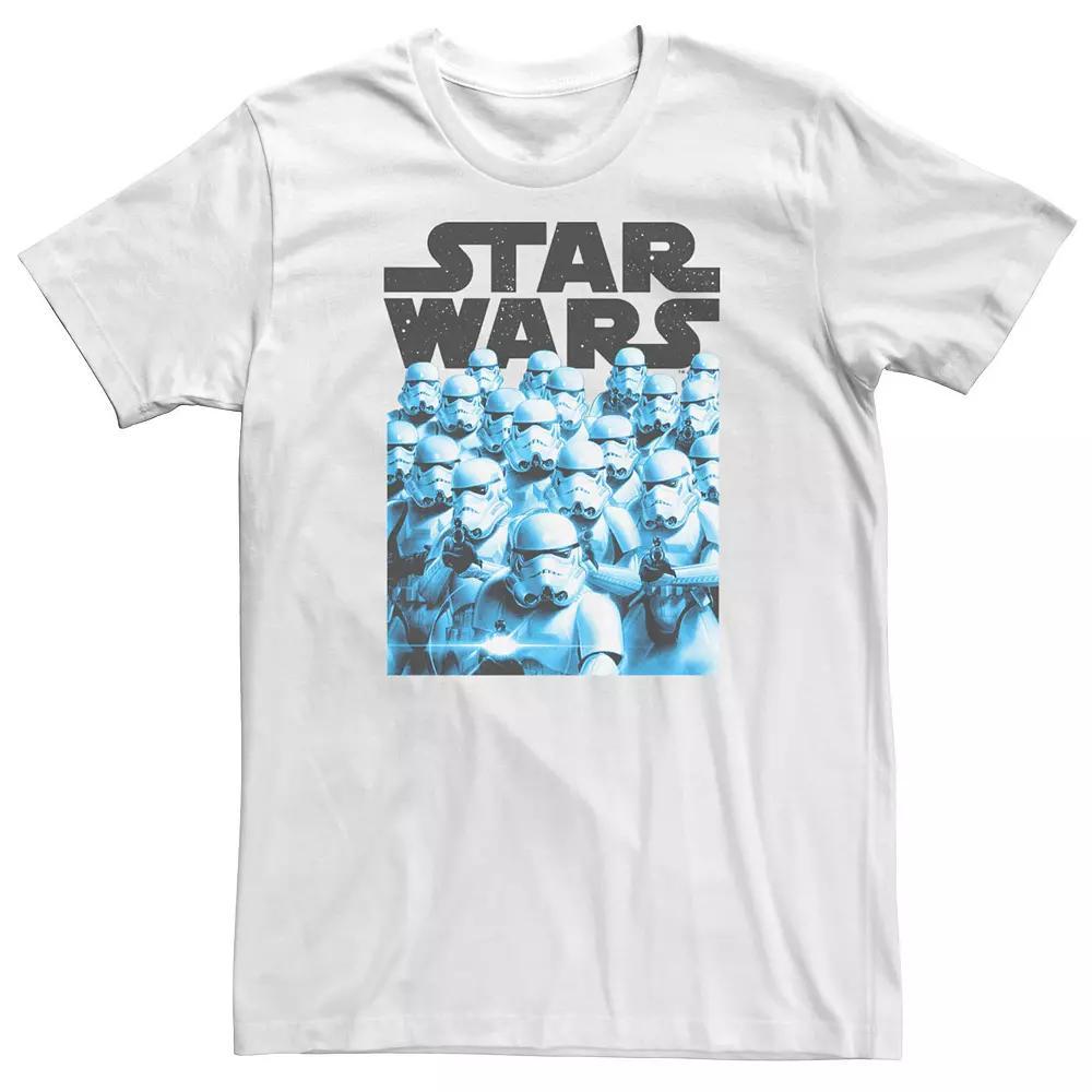 Big & Tall Star Wars Stormtroopers Poster Tee, Men's, Size: 4XL Tall, White Product Image
