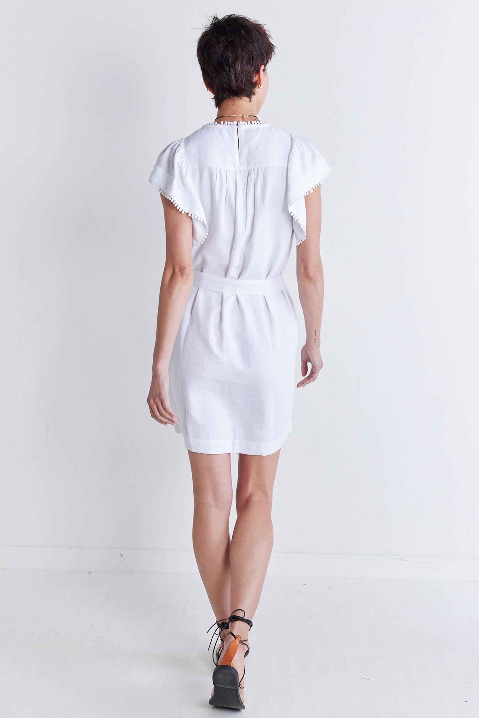 Embroidered Crete Short Dress Product Image