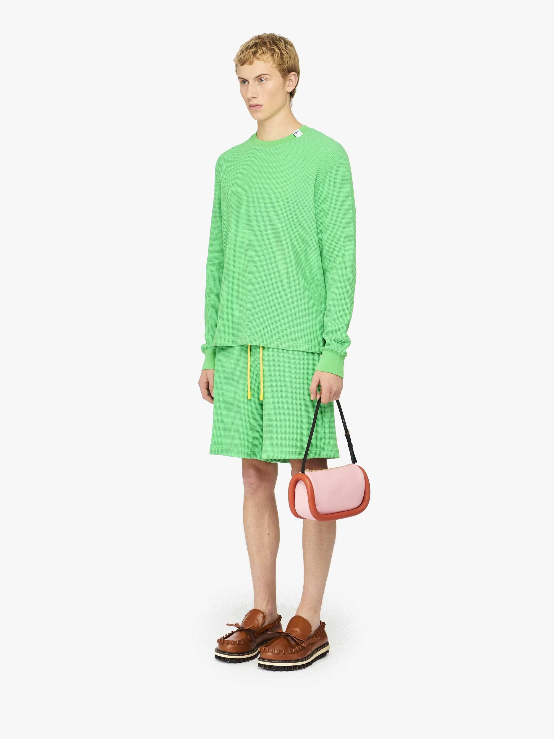 CONTRAST WAFFLE SHORTS Product Image