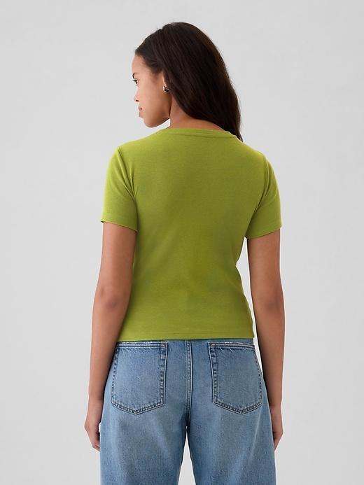 Modern Rib Cropped T-Shirt Product Image