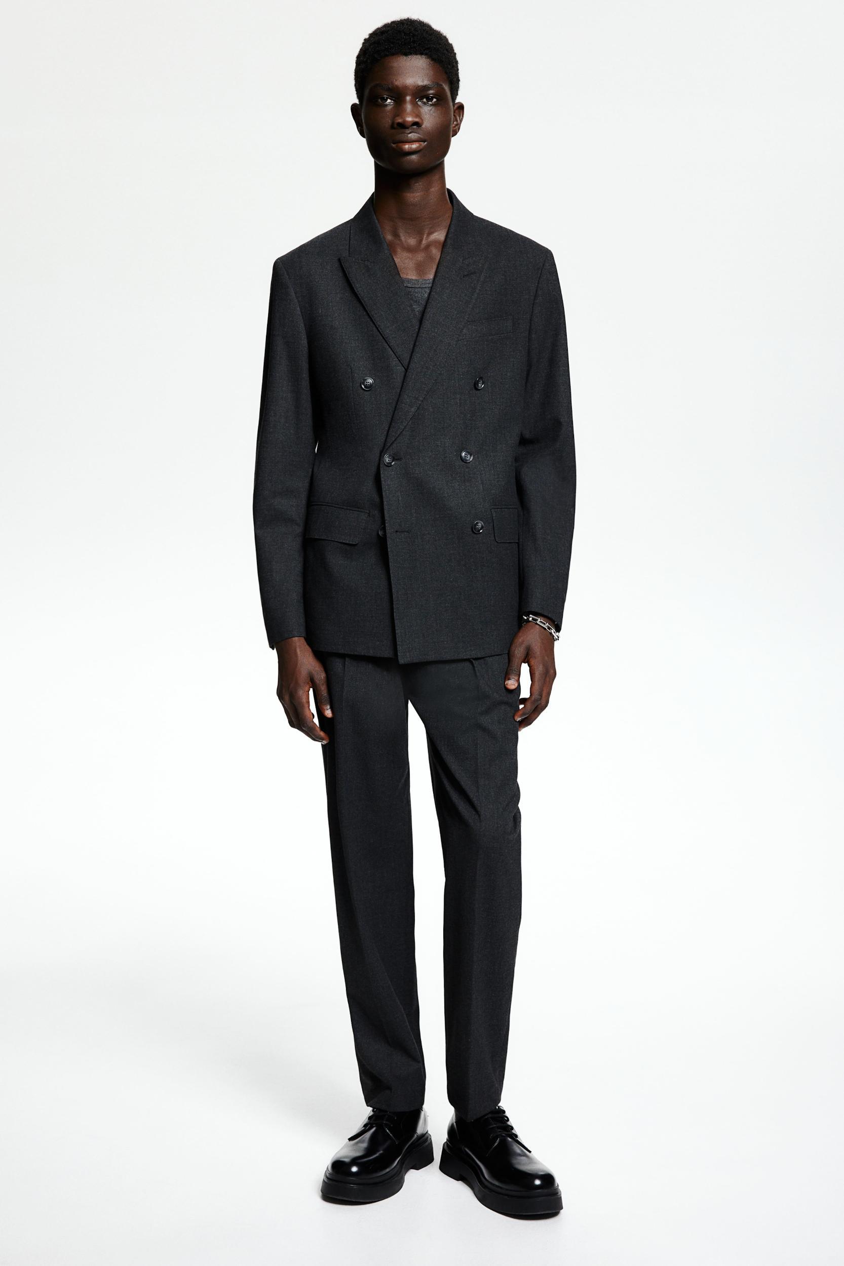 Regular Fit Double-Breasted Blazer Product Image