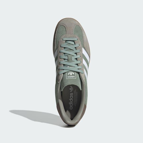 adidas Gazelle Indoor Shoes Silver Pebble M 11 / W 12 Unisex Product Image