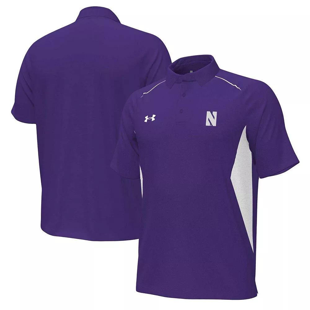 Men's Under Armour Purple Northwestern Wildcats Title Polo, Size: XXL Product Image