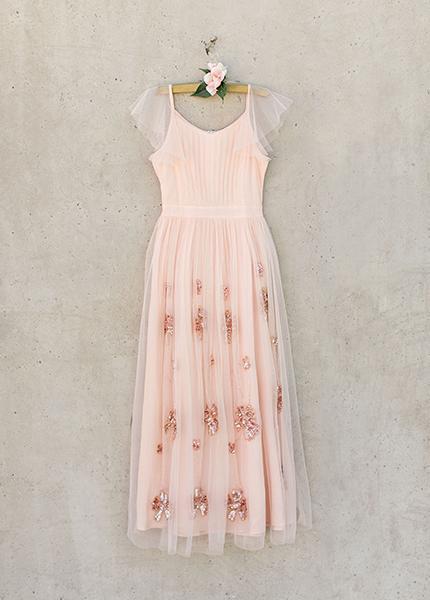 Kristine Dress in Blush Girls Product Image