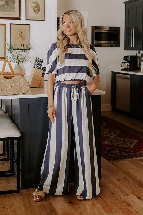 Ocean Front Views High Waist Wide Leg Pants Product Image