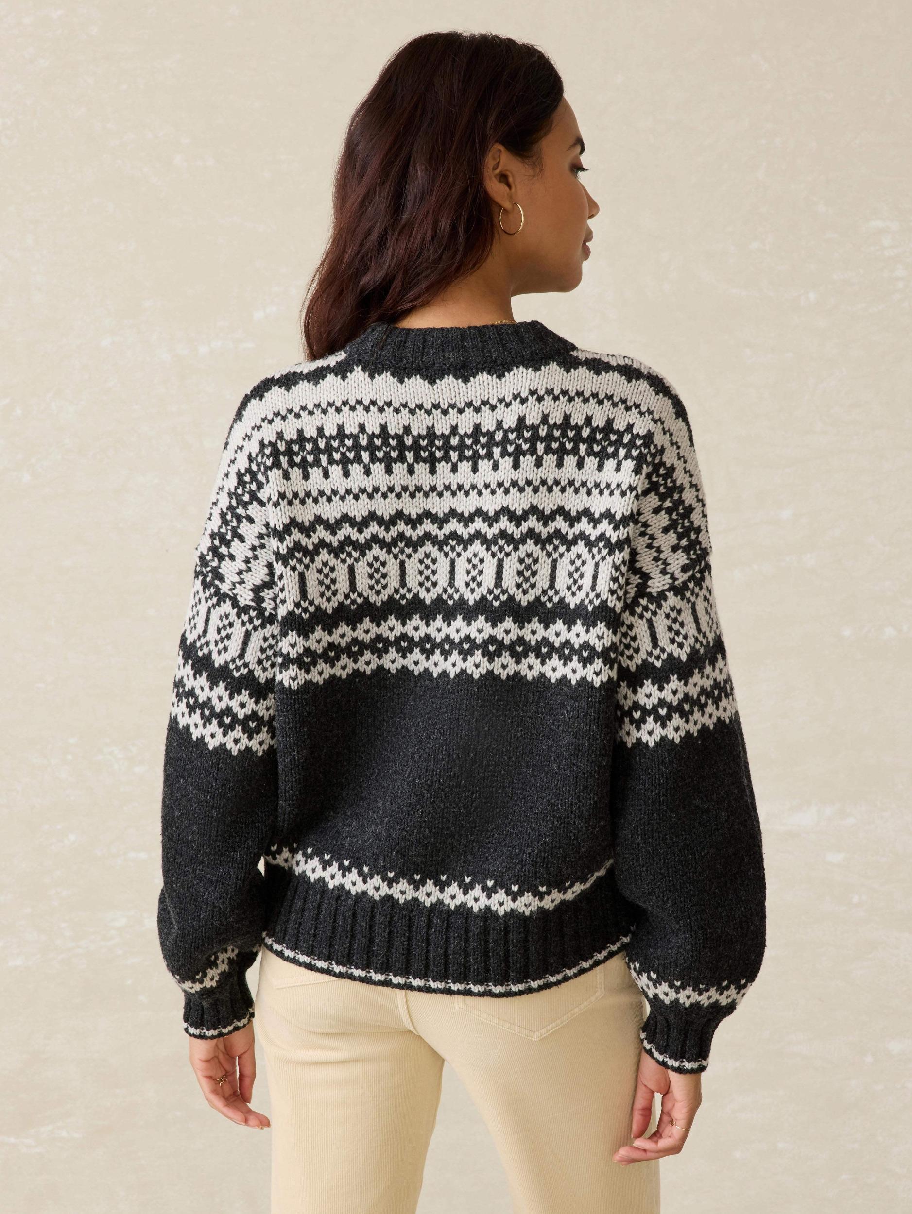 Willow Creek Sweater - Grey Valley Fairisle Female Product Image