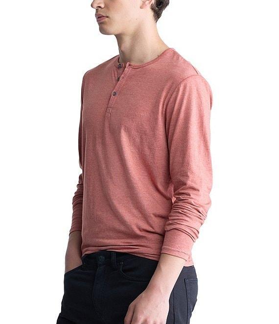 Buffalo David Bitton Kaduk Long Sleeve Henley T-Shirt Product Image