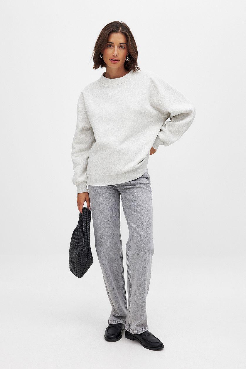 High Neck Detail Sweatshirt Product Image