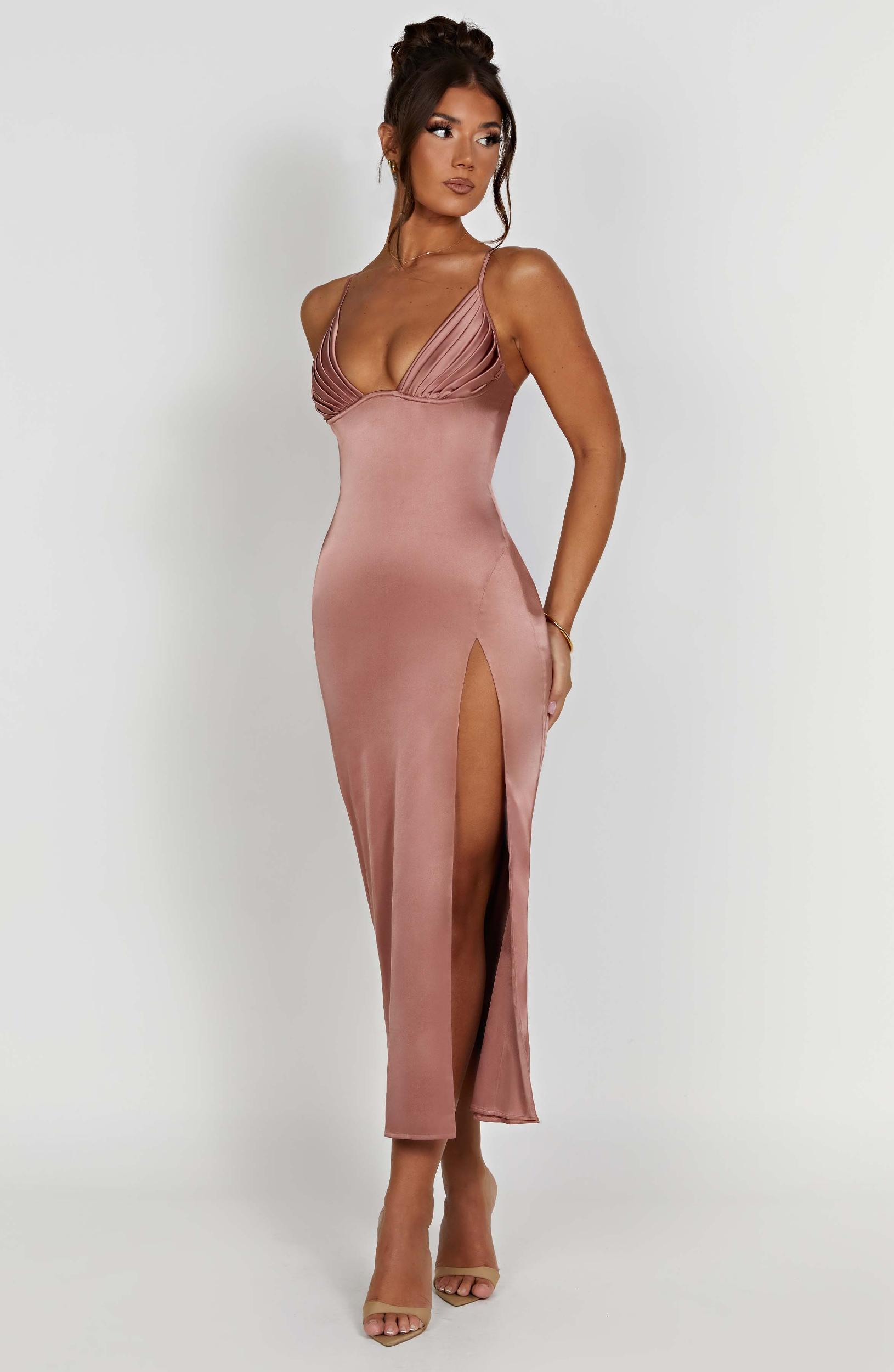 Cece Midi Dress - Black Product Image