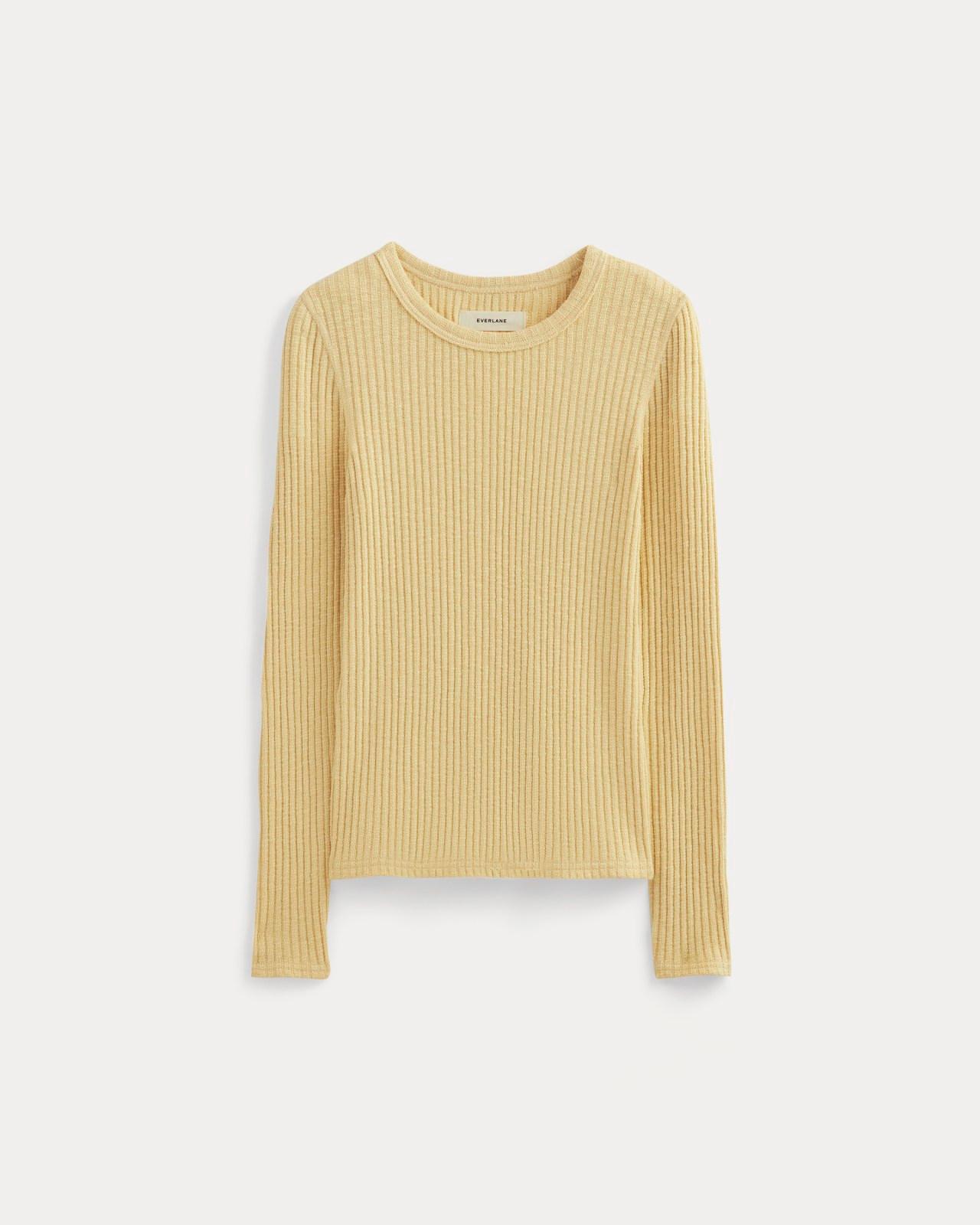 The Cozy Rib Long-Sleeve Tee Product Image
