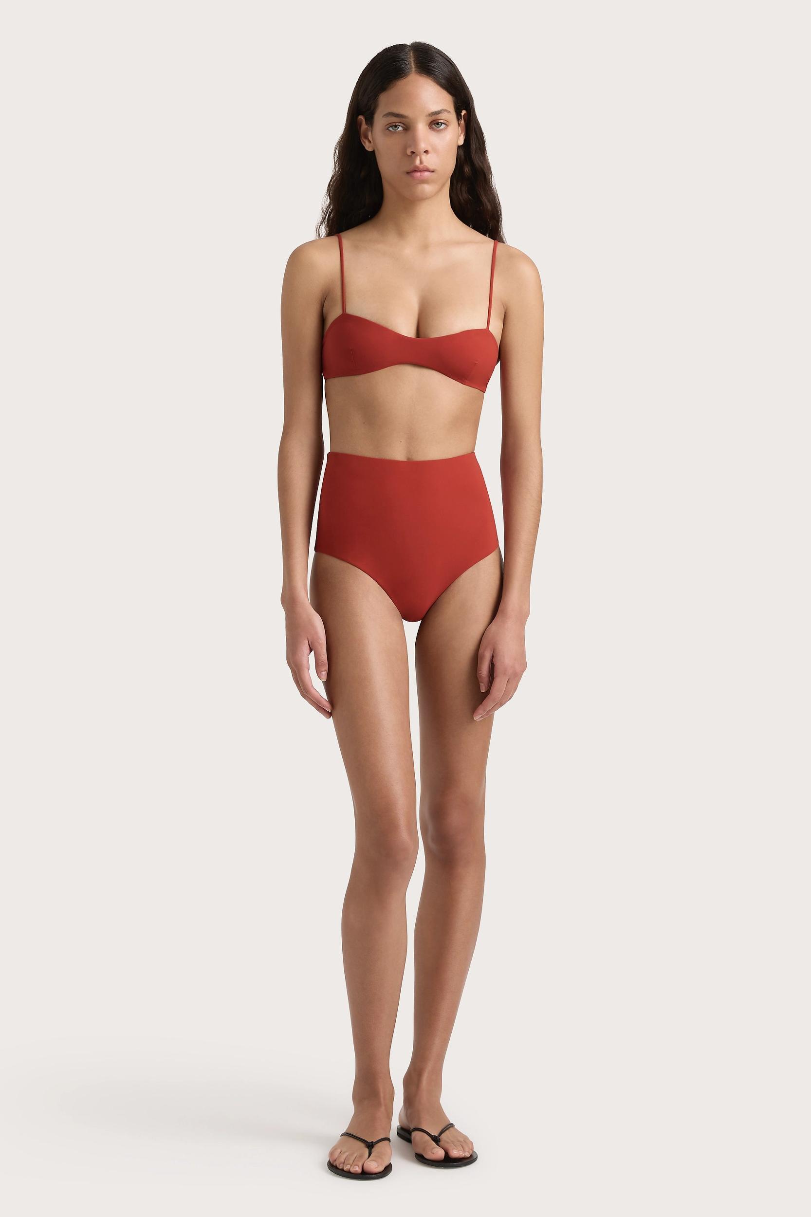 Costa Bikini Bottoms Garnet - Final Sale Product Image