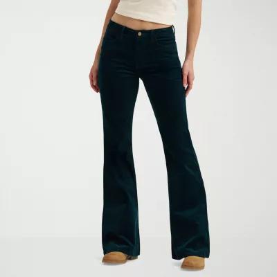 Wrangler High Rise Flare Jean Stretch Fabric Womens High Rise Flare Leg Jean Product Image