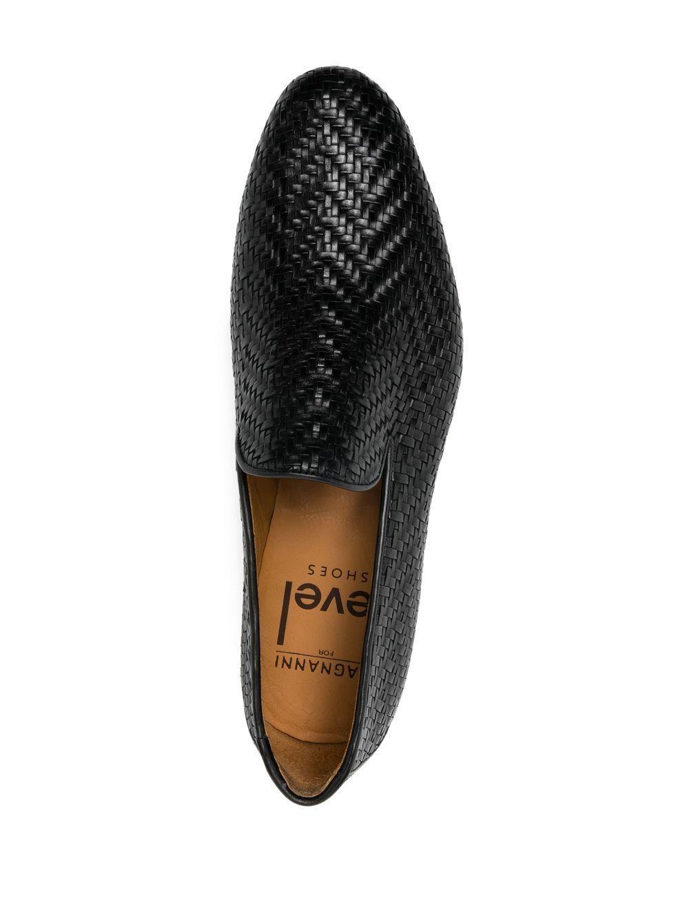 interwoven leather loafers Product Image