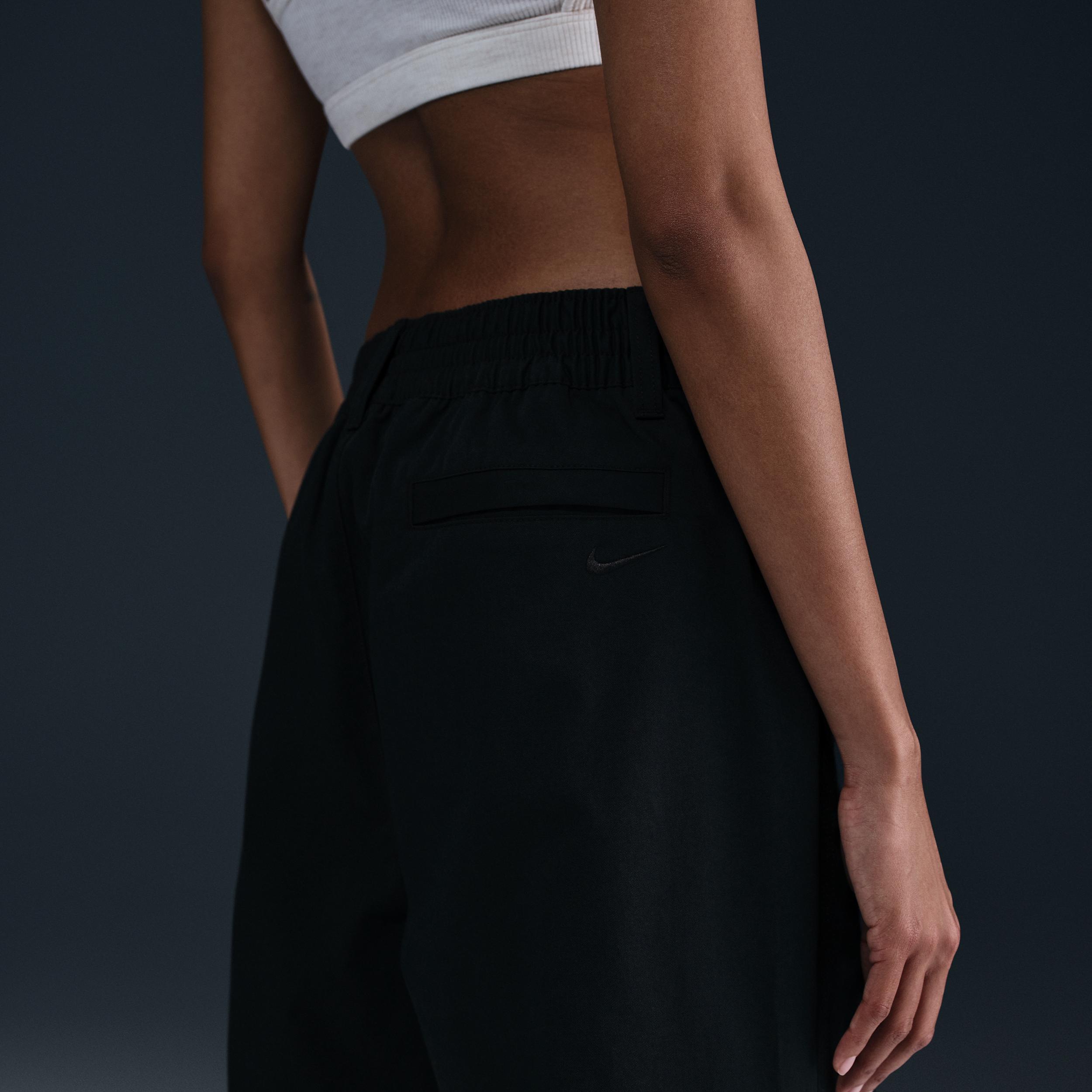 Women's Nike Sportswear Collection Mid-Rise Twill Trousers Product Image