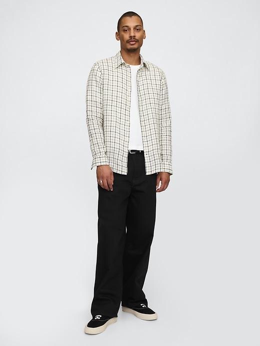 100% Linen Classic Shirt Product Image