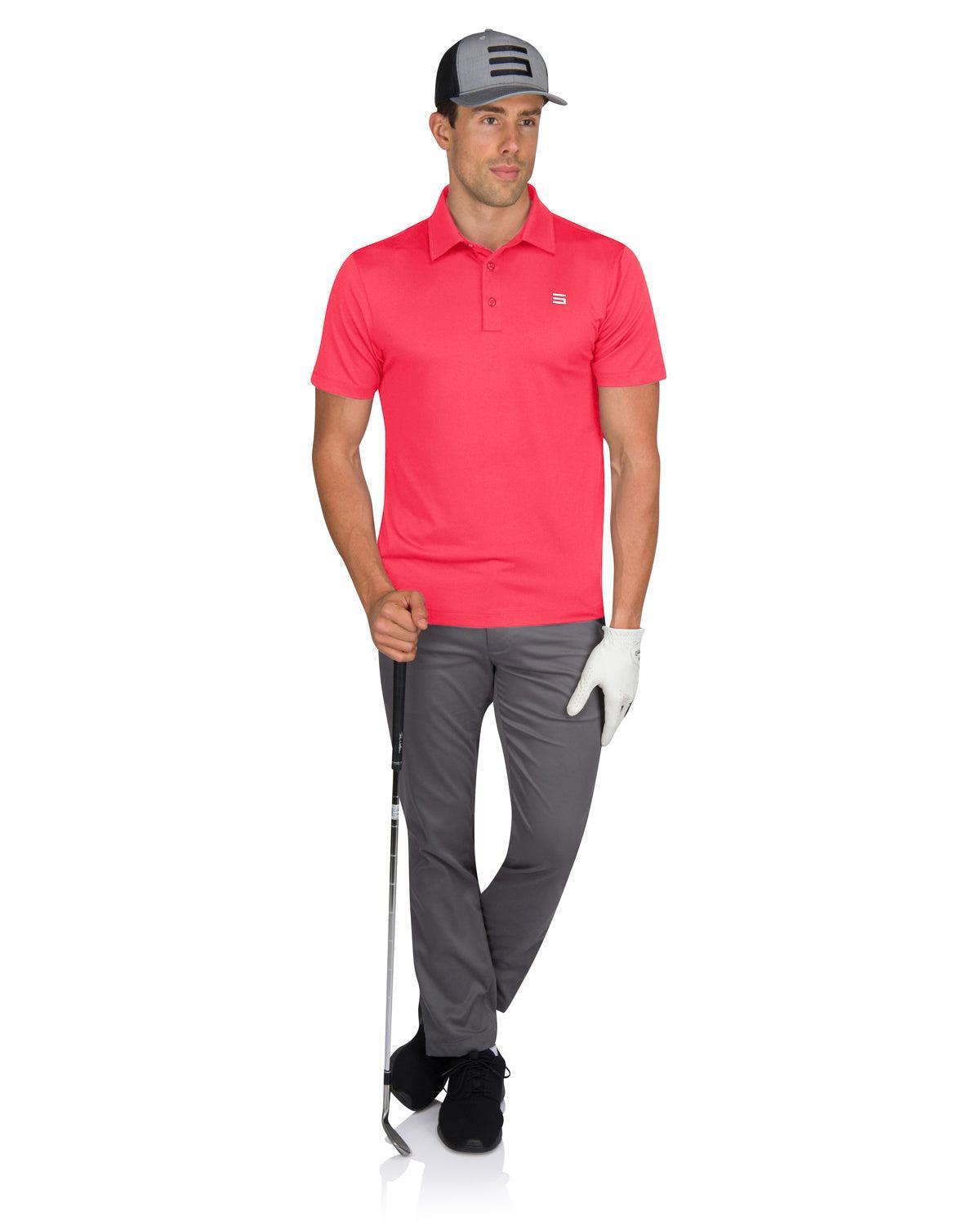 Three Sixty Six Men’s Untucked Golf Polo - The Perfect Length Product Image