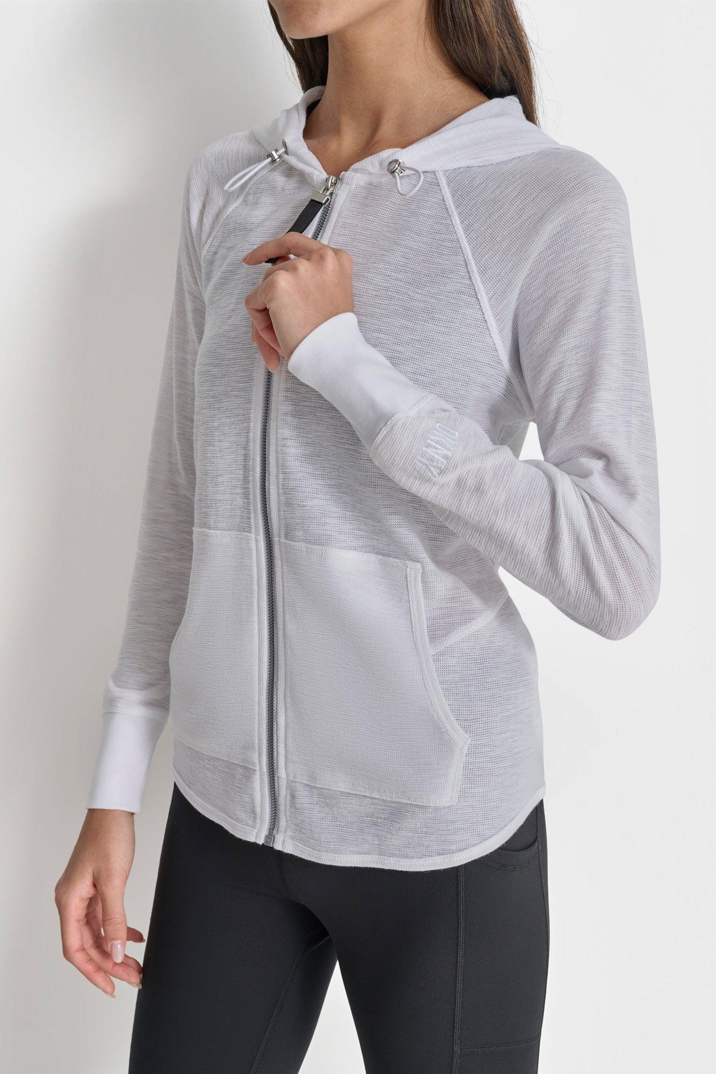 SLUB WAFFLE KNIT HOODIE Product Image