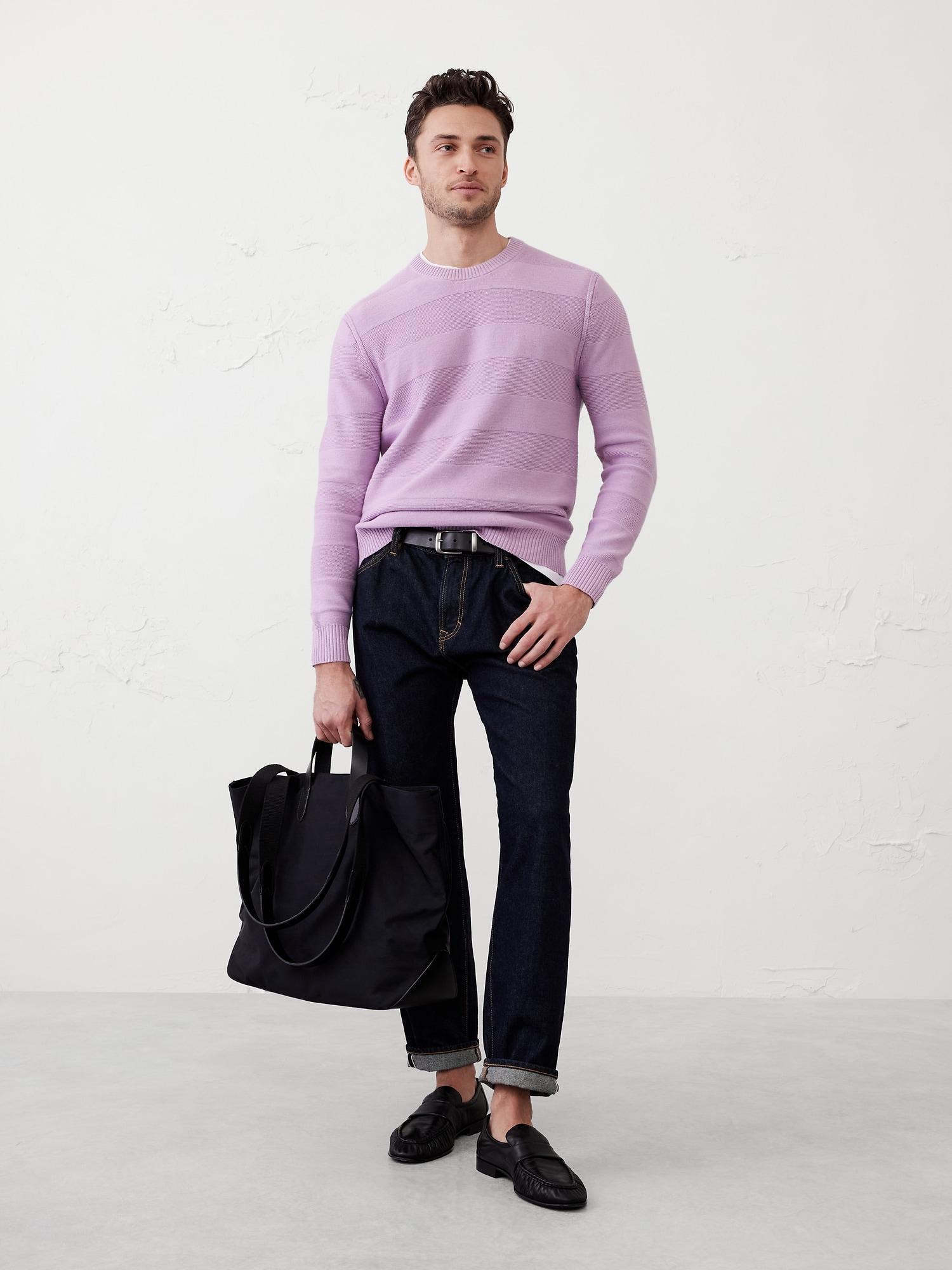 Textured Striped Sweater Product Image