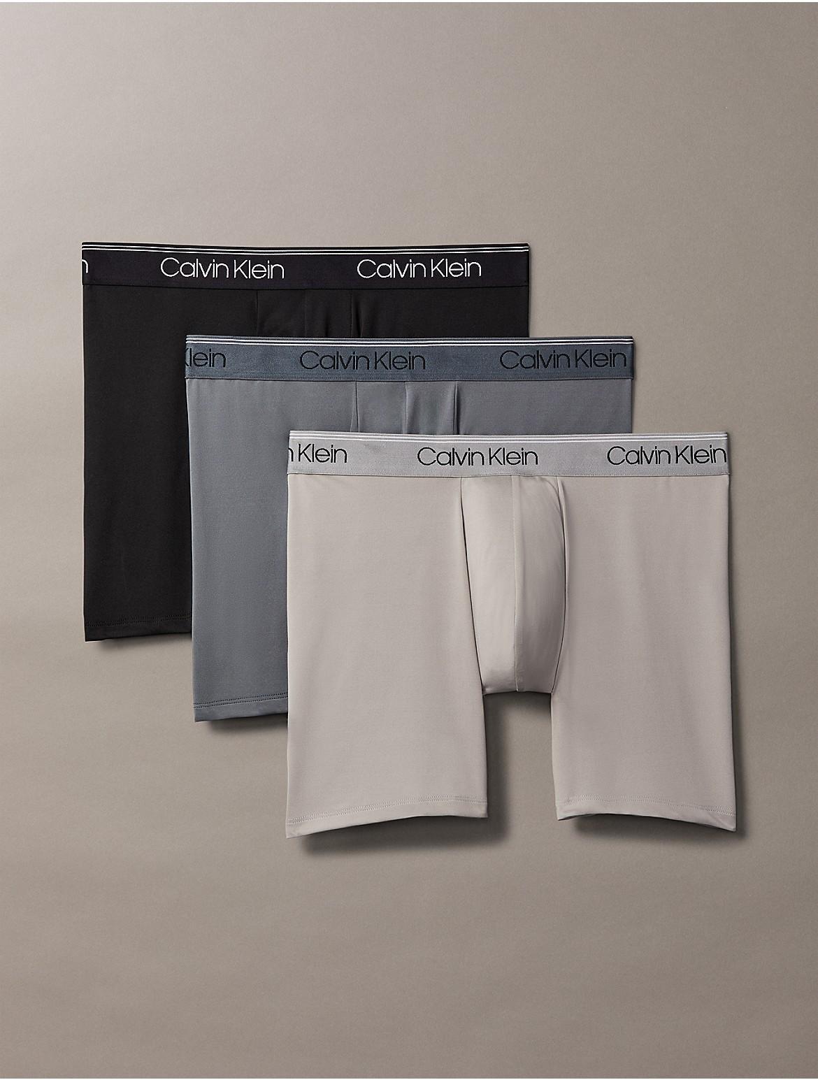 Mens Calvin Klein 3-Pack Microfiber Stretch Boxer Briefs Product Image