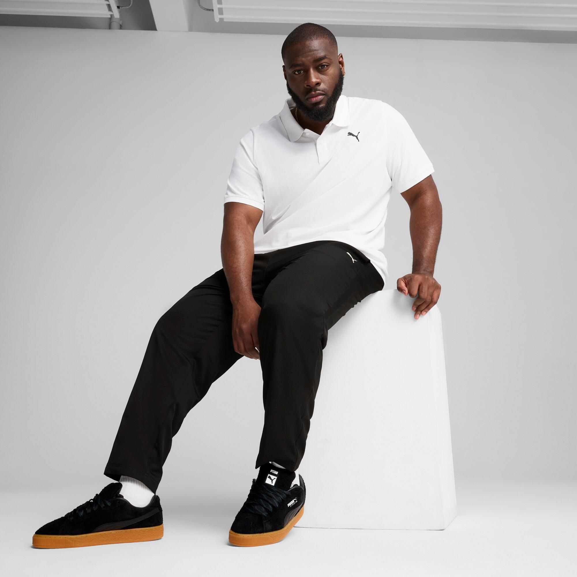 PUMA Essentials Mens Pique Polo Shirt Product Image