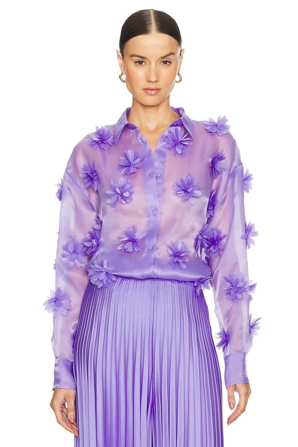 Emersyn Flower Shirt SELEZZA LONDON Product Image
