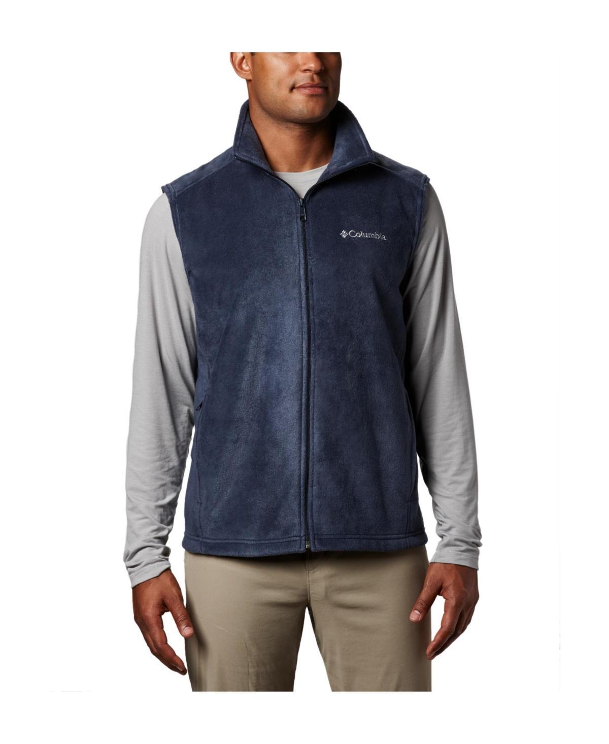 Men's Columbia Steens Mountain™ Fleece Vest, Size: Large, Black Product Image