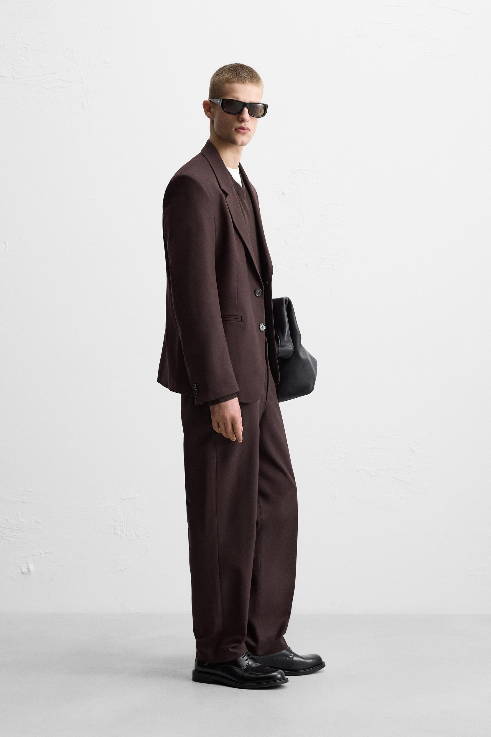 REGULAR FIT SUIT PANTS Product Image