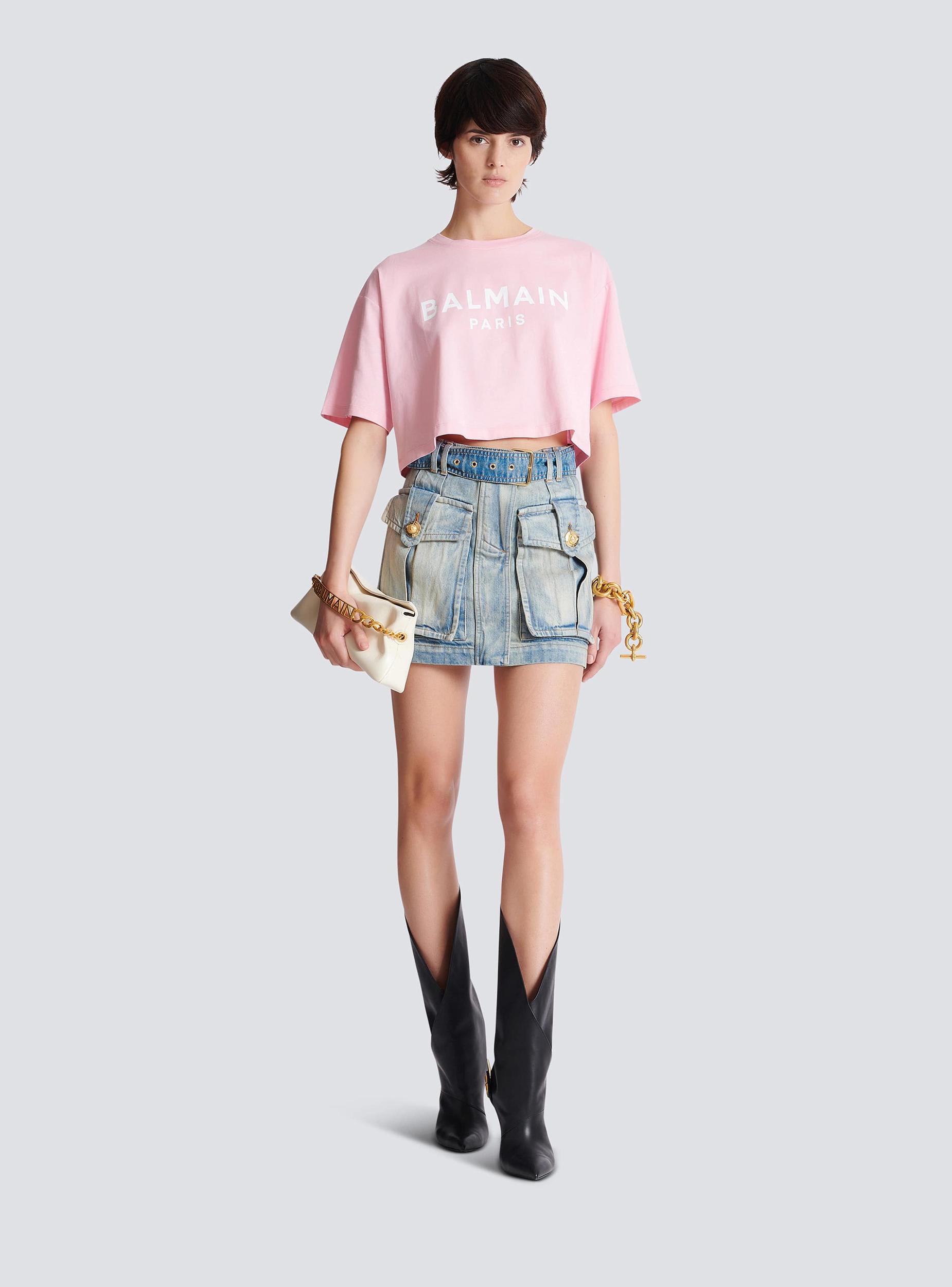 T-shirt with Balmain Paris print Product Image
