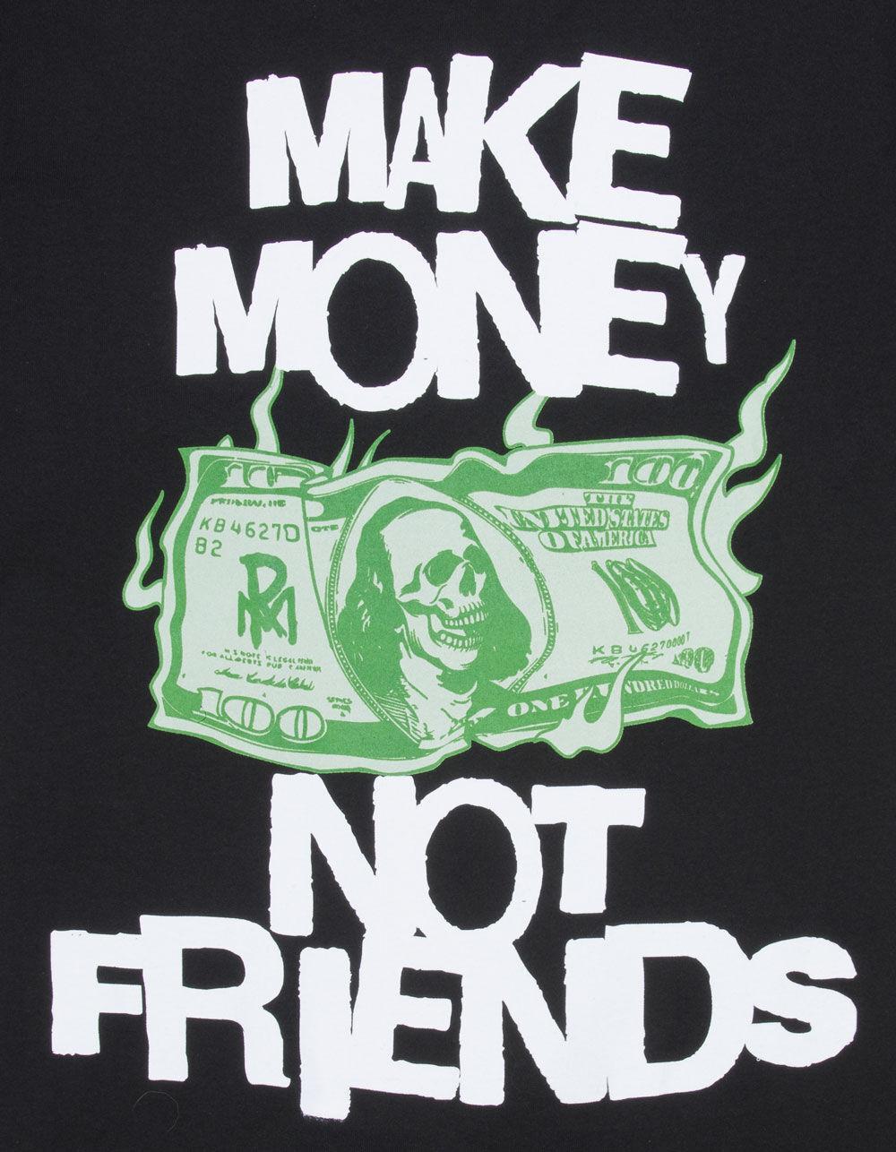 ROM Make Money Not Friends Mens Tee - BLACK Product Image