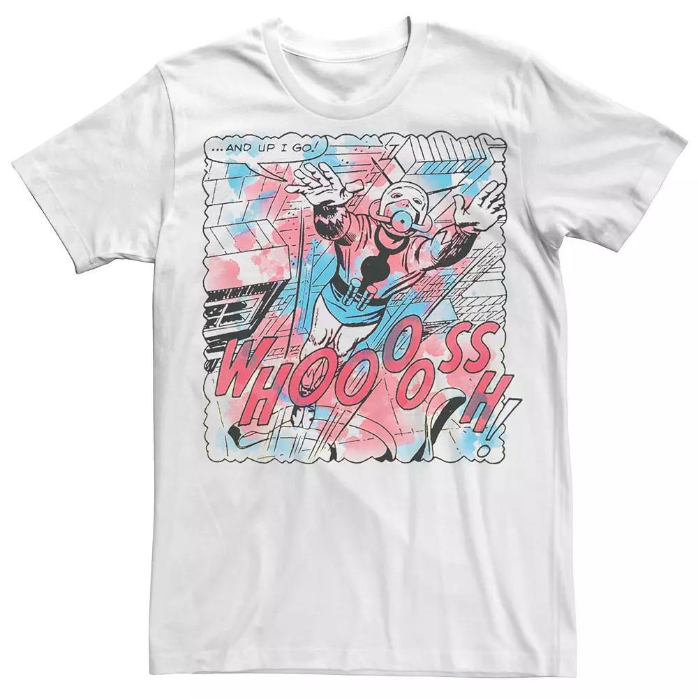 Men's Marvel Retro Ant-Man Leap Water Color Tee, Size: XL, White Product Image