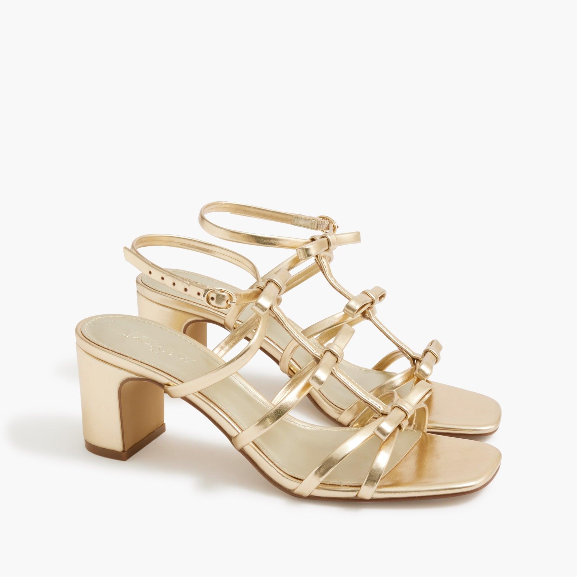 Bow heeled sandals Product Image