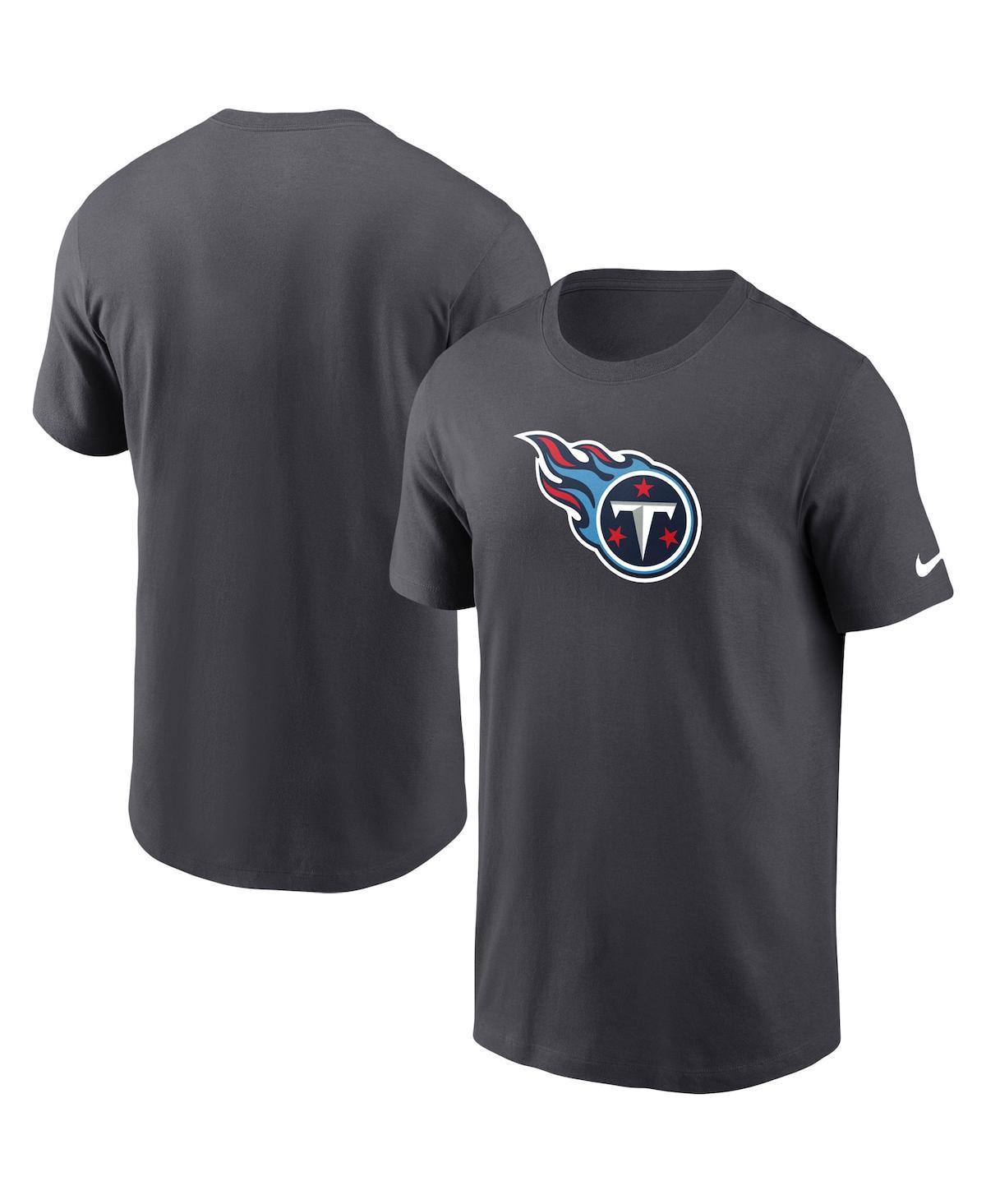 Men's Nike Charcoal Tennessee Titans Primary Logo T-Shirt, Size: Large Product Image
