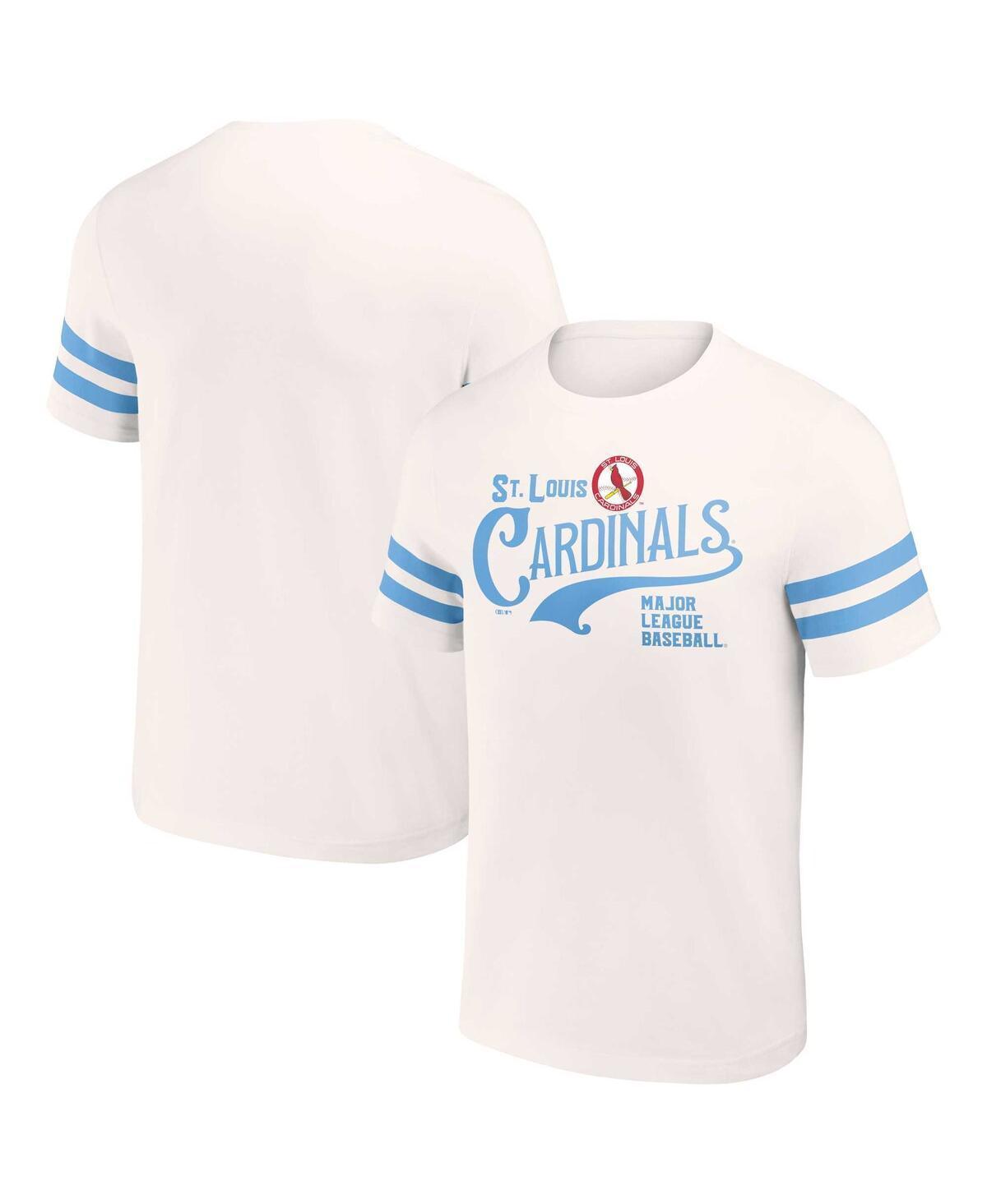 Men's Darius Rucker Collection by Fanatics Cream St. Louis Cardinals Yarn Dye Vintage T-Shirt, Size: Small, Beige Product Image