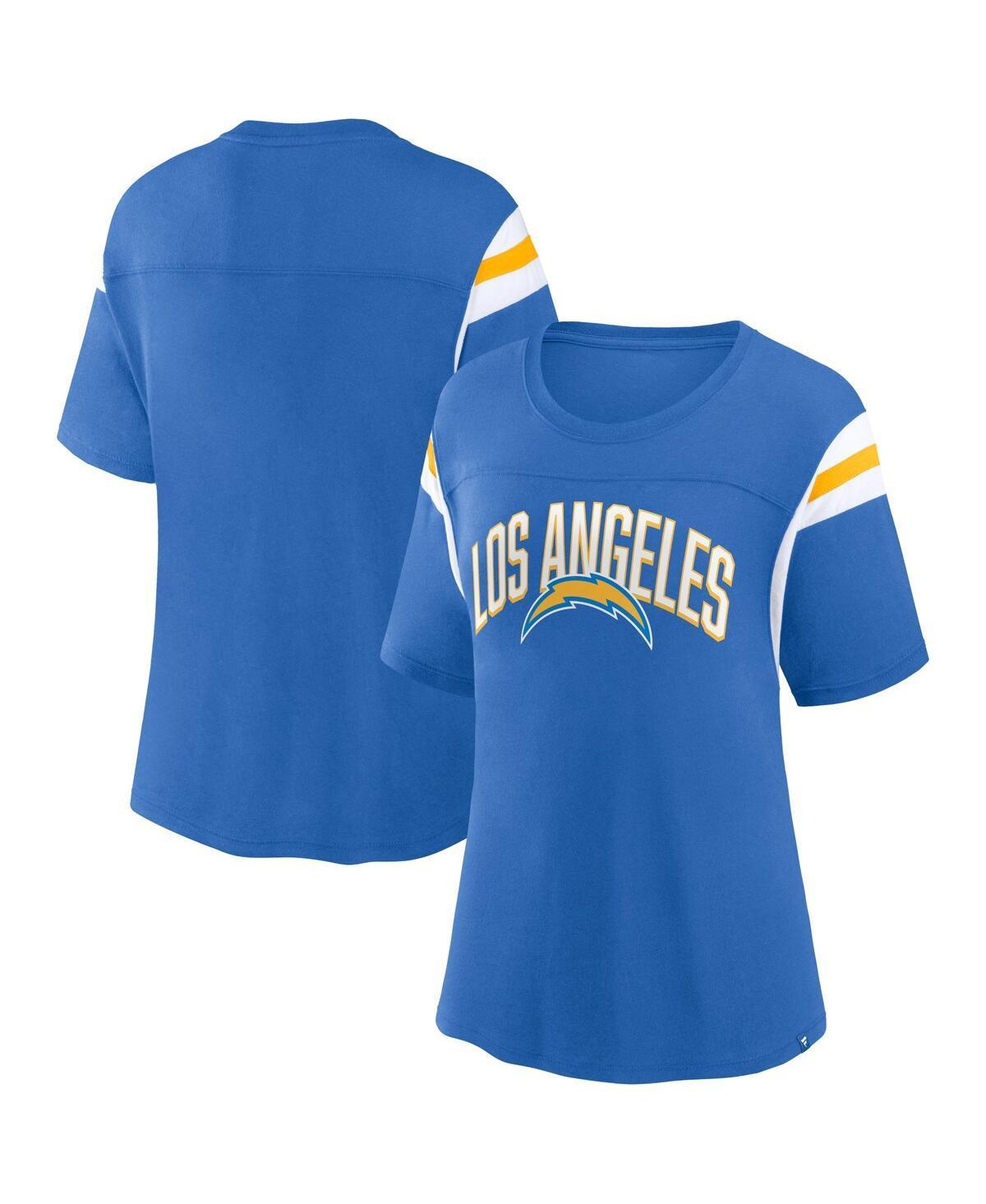 Womens Fanatics Branded Dallas Cowboys Earned Stripes T-Shirt Blue Product Image