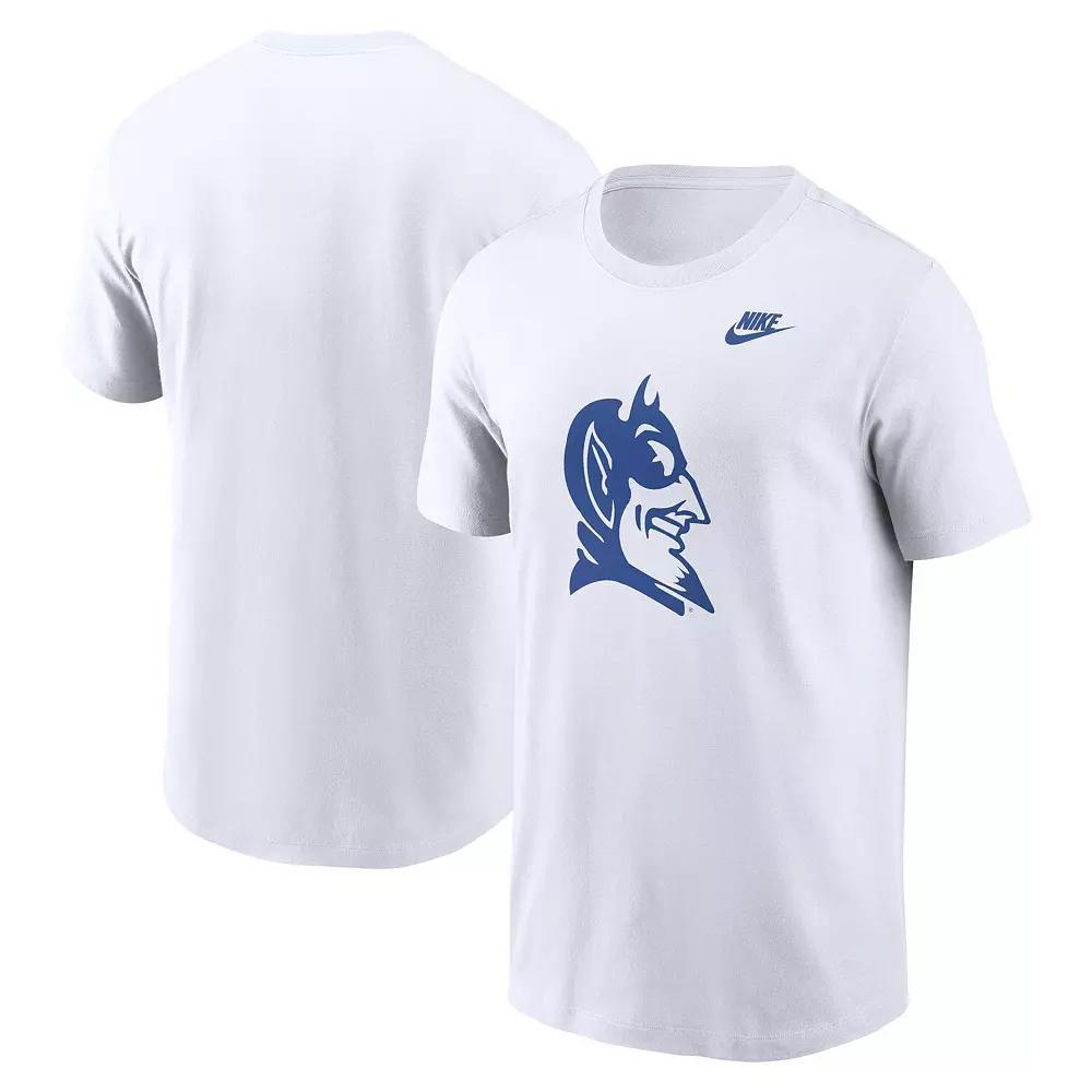 Men's Nike White Duke Blue Devils Legacy Alternate Logo T-Shirt, Size: XL Product Image