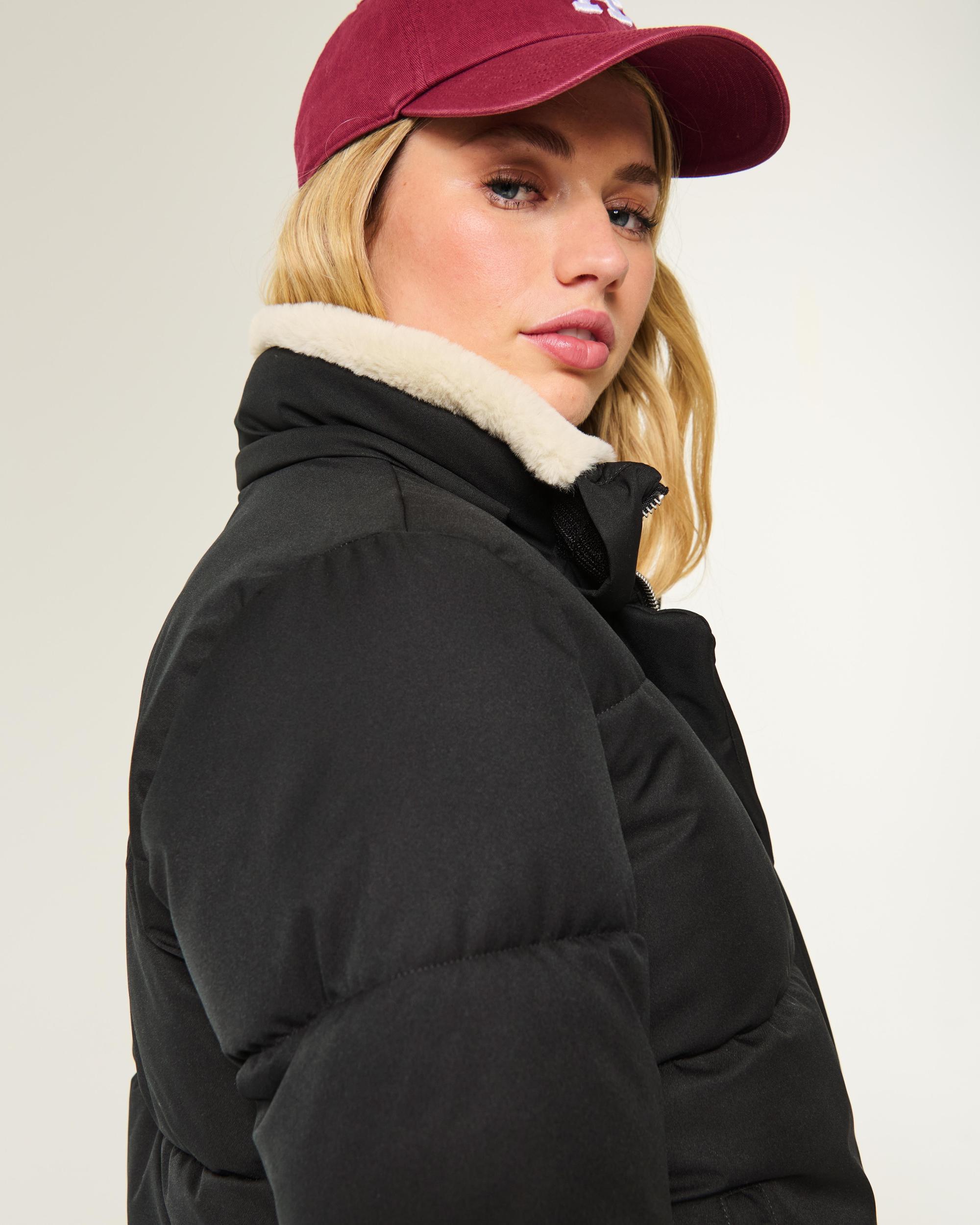 Faux Fur-Lined All-Weather Puffer Jacket Product Image