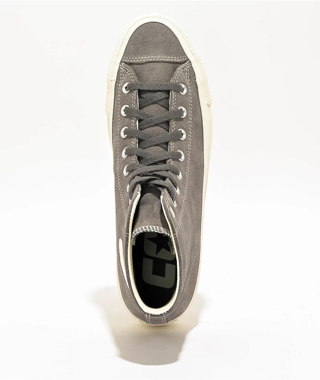 Converse Chuck Taylor All Star Pro Hi Origin Story & Egret Suede Skate Shoes Product Image