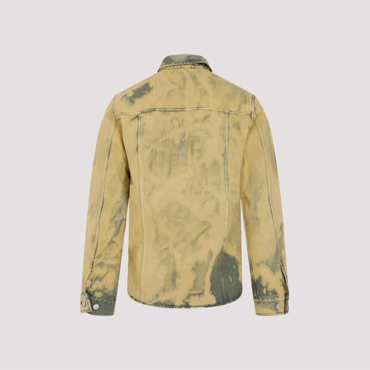 DRIES VAN NOTEN Button In Lime Product Image