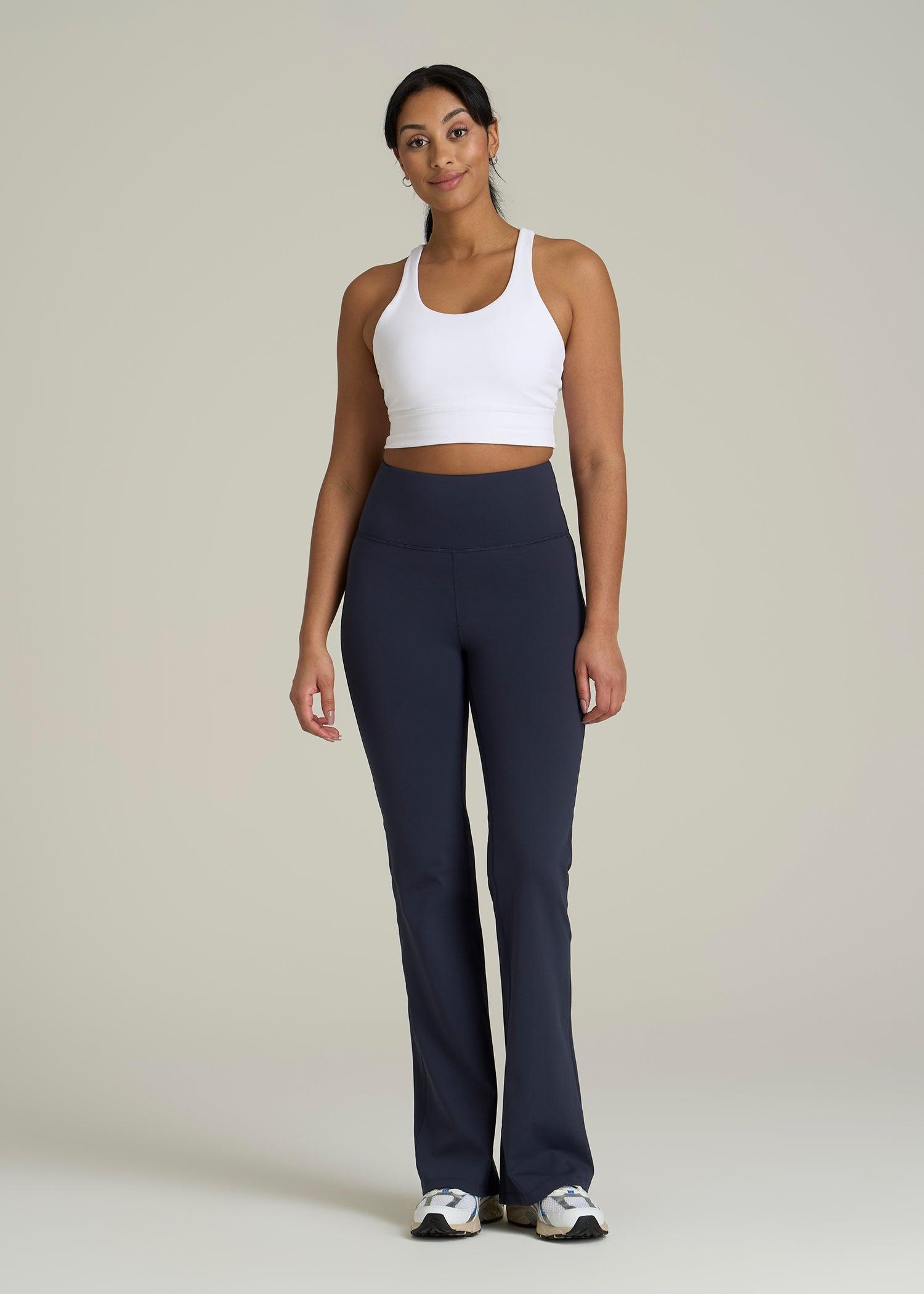 Balance Tall Women's Flare Yoga Pants in Evening Blue Female Product Image