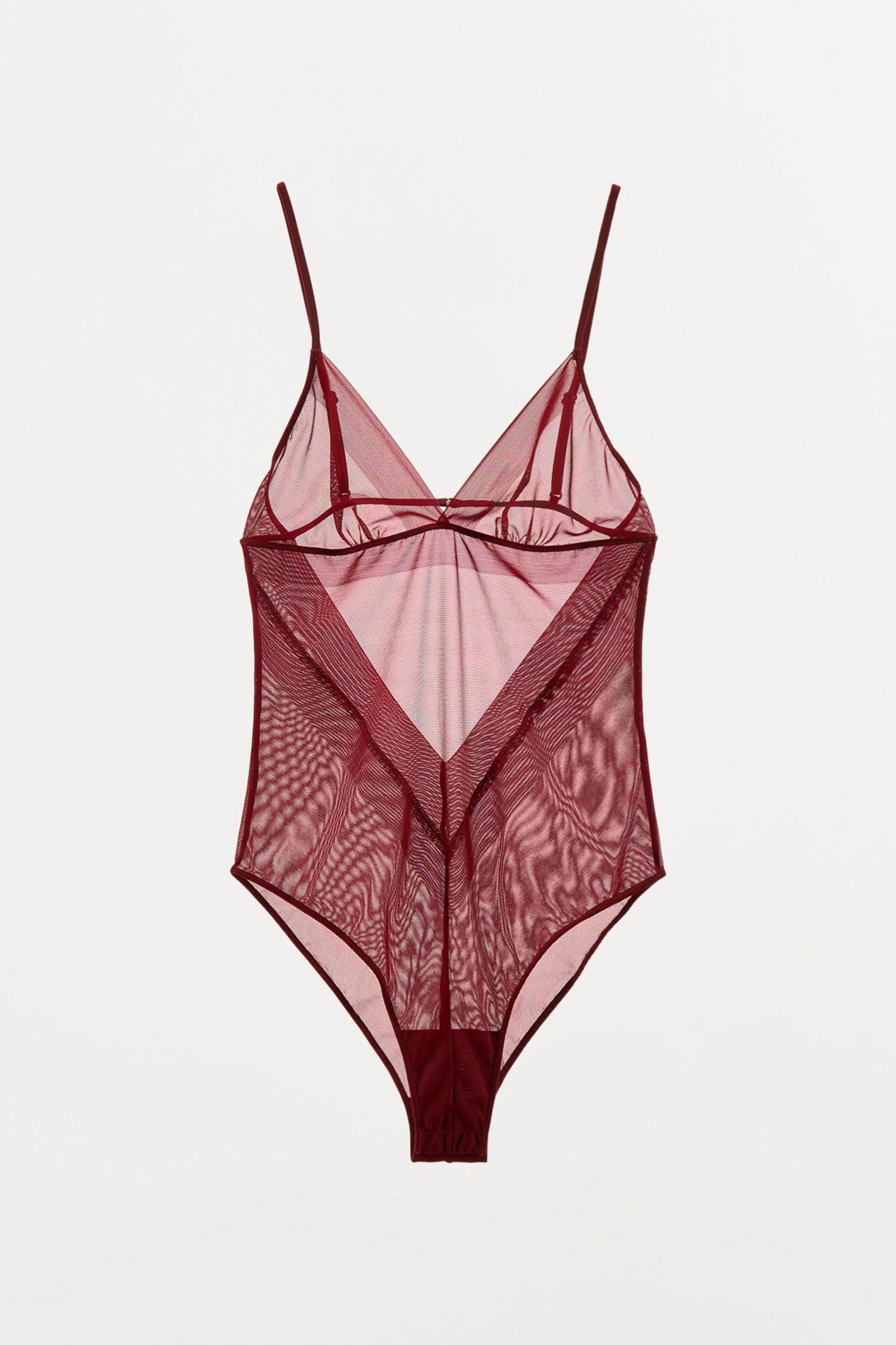 MESH STRAPPY BODYSUIT Product Image