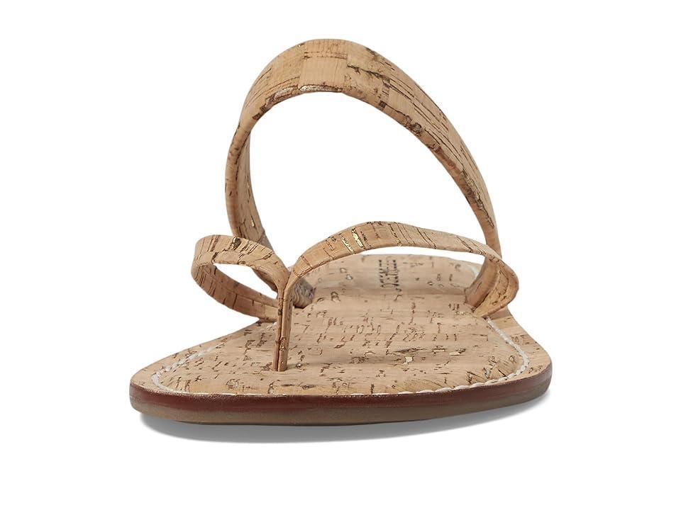 Cork Flat Thong Slide Sandals Product Image